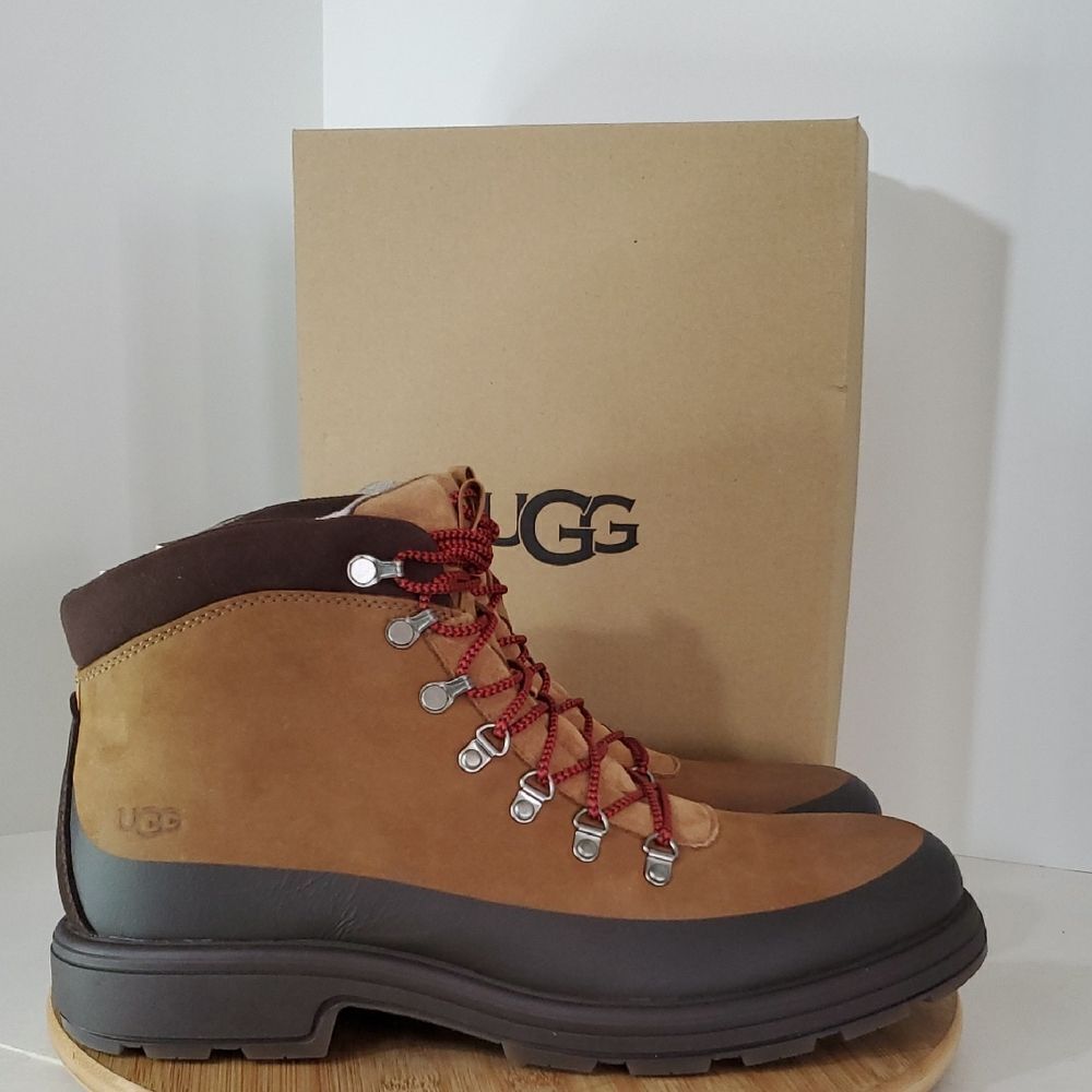 UGG Biltmore Hiker Men's Boot Oak Size 12 Waterproof Leather NIB